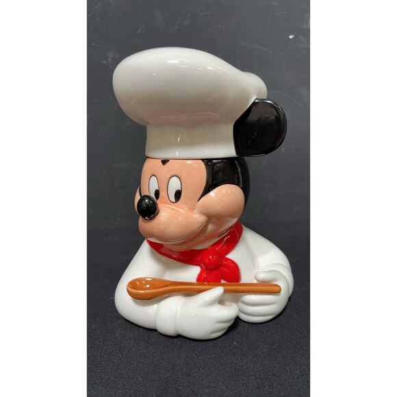 Chef Mickey Cookie Jar Mickey Mouse Collectible - Picture 1 of 9